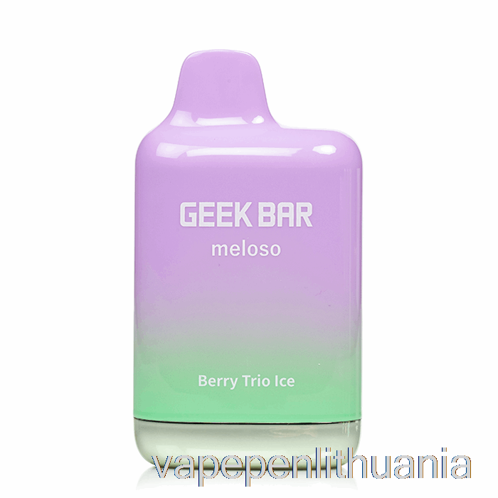 Geek Bar Meloso Max 9000 Vienkartinis Uogų Trio Ledo Vape Skystis